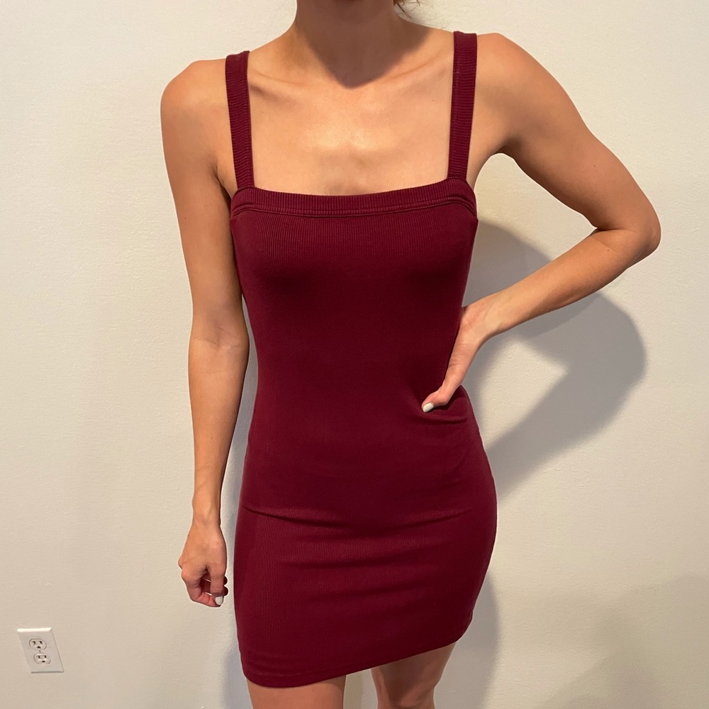 •Privacy Please• Ribbed Midi Dress